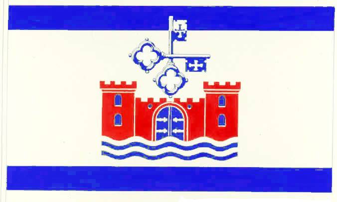 Flagge Gemeinde Burg (Dith), Kreis Dithmarschen